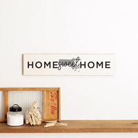Home Sweet Home Personalized Barnwood Sign