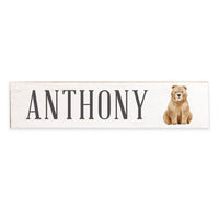 Bear Personalized Barnwood Sign