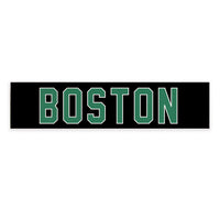 Green and Black Boston Personalized Barnwood Sign