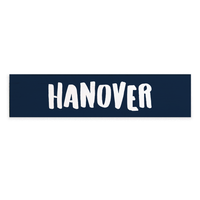 Personalized Navy Blue and White Barnwood Sign