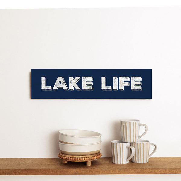 Lake Life Barn Wood Sign