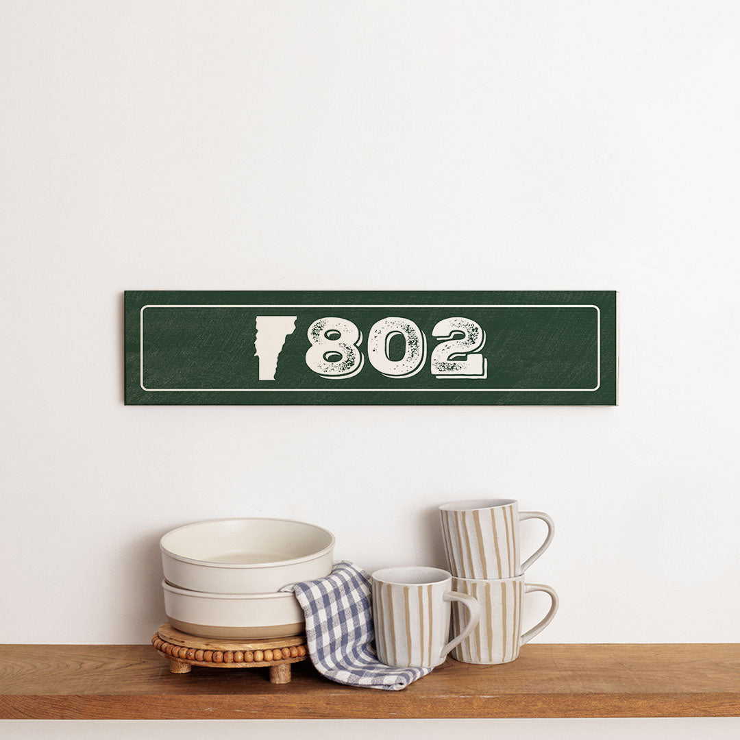 VT 802 Barnwood Sign