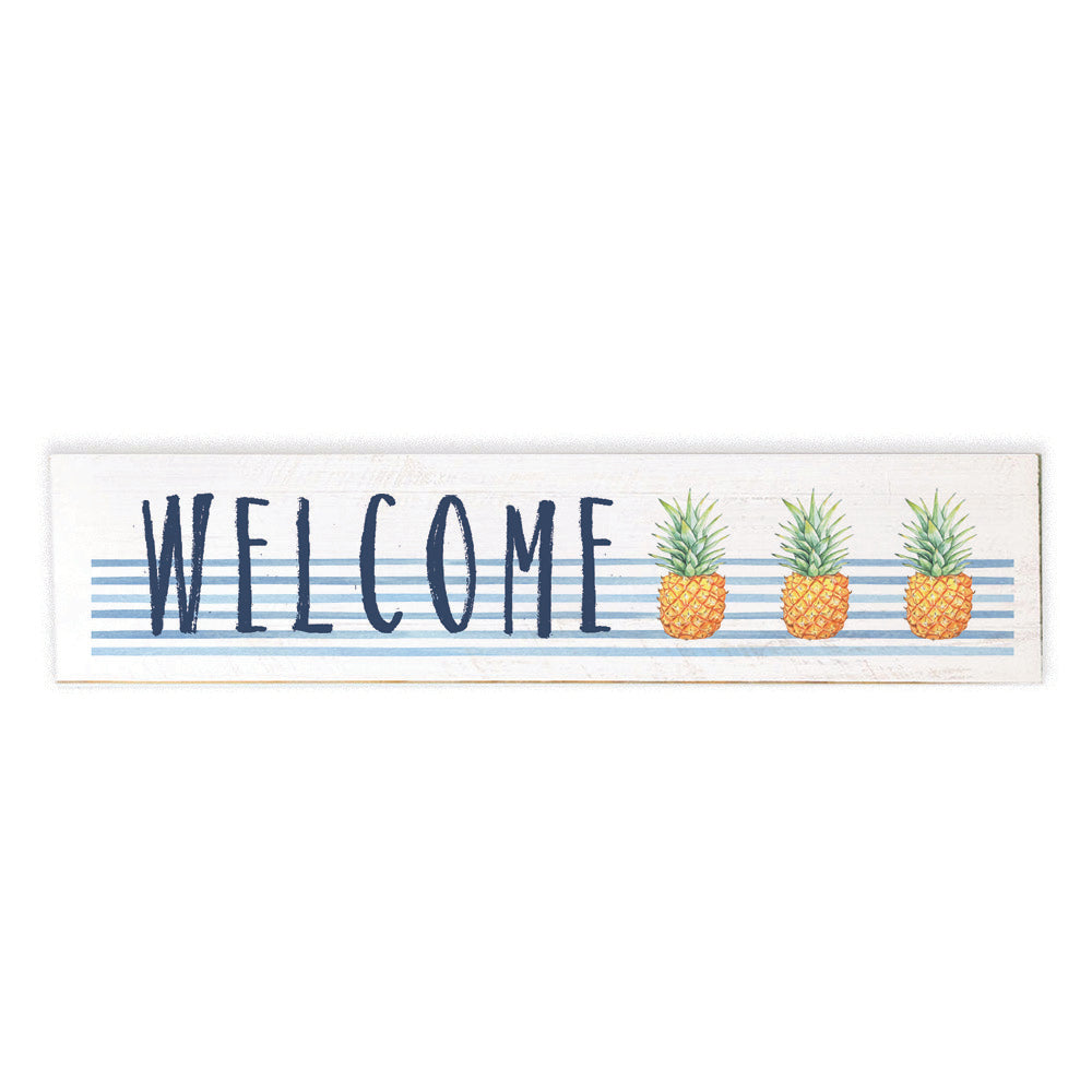 Pineapple Barn Wood Sign – Rustic Marlin