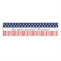 American Flag Home Sweet Home Barn Wood Sign