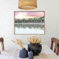 Lake 24” x 33” Wall Art