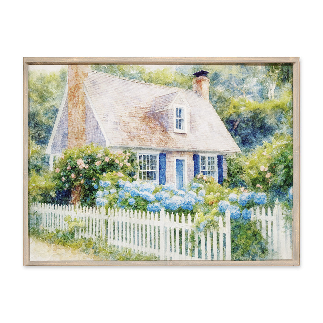 Hydrangea Cottage Wall Art