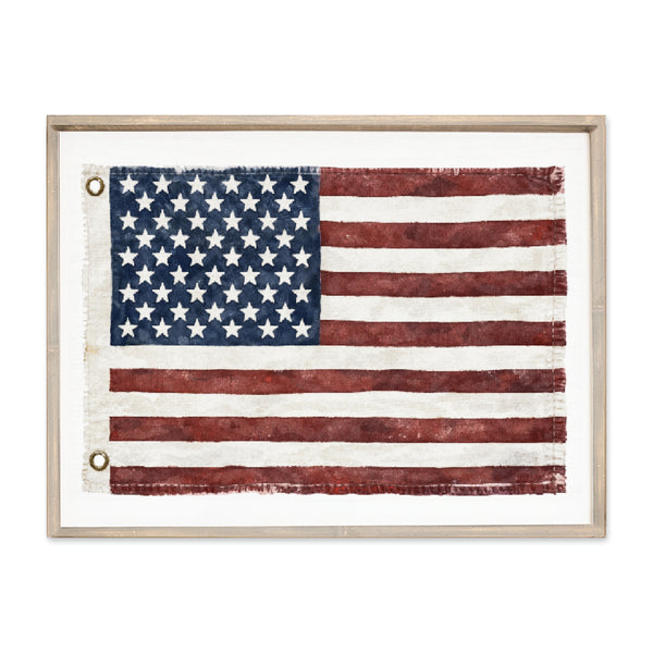 American Vintage Flag Wall Art