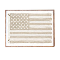 American Vintage Flag Whitewash Wall Art