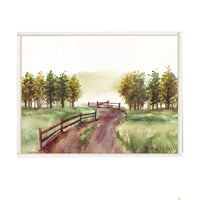 Natural Hill Walk Way Wall Art