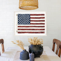 American Vintage Flag Wall Art