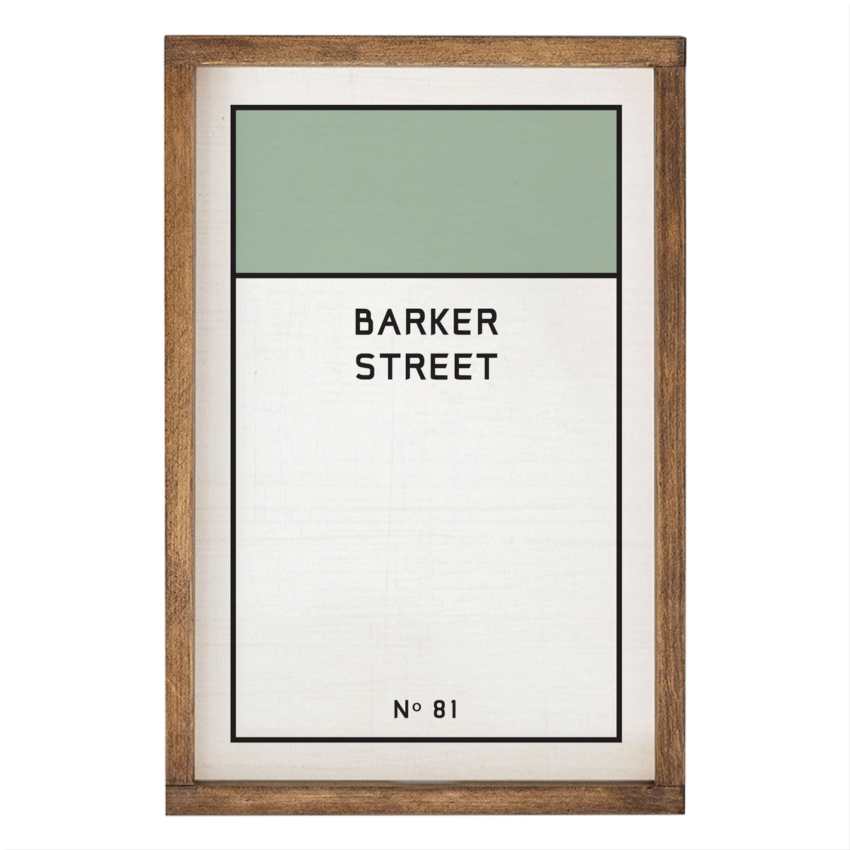 Game Board Tile Green Personalized Wall Art