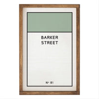 Game Board Tile Green Personalized Wall Art