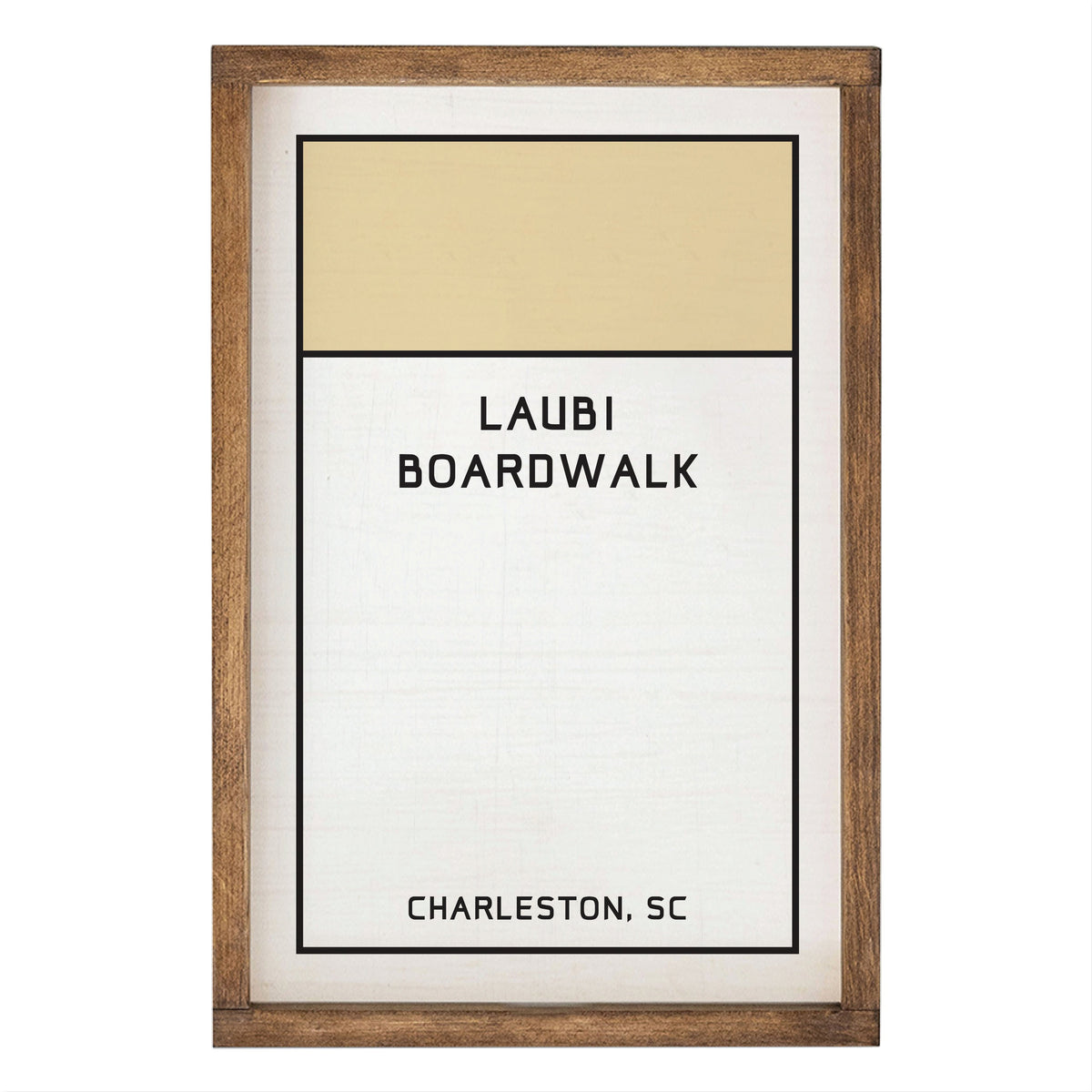 Game Board Tile Yellow Personalized Wall Art