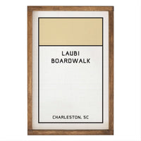 Game Board Tile Yellow Personalized Wall Art