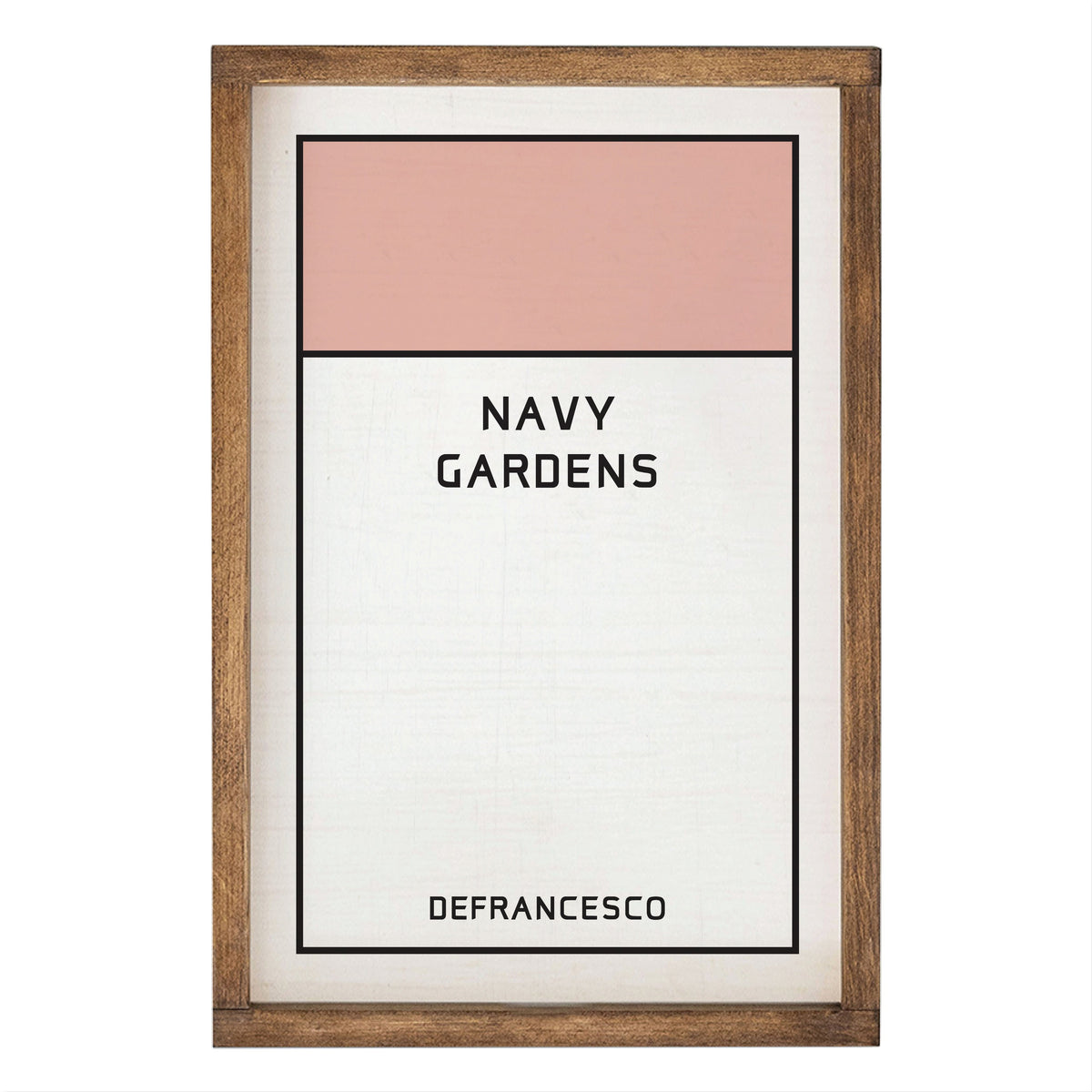 Game Board Tile Pink Personalized Wall Art