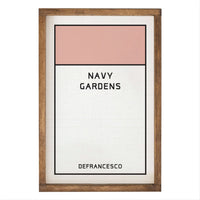 Game Board Tile Pink Personalized Wall Art