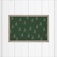 Evergreen Christmas Tree Wall Art