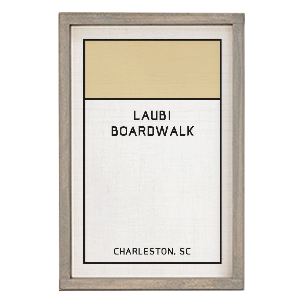 Game Board Tile Yellow Personalized Wall Art