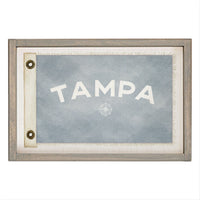 Compass Vintage Flag Personalized Rectangle Wall Art