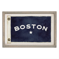 Star Vintage Flag Personalized Rectangle Wall Art