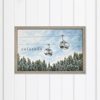 Ski Gondala Personalized Wall Art