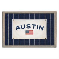 Americana Stripe Personalized Wall Art