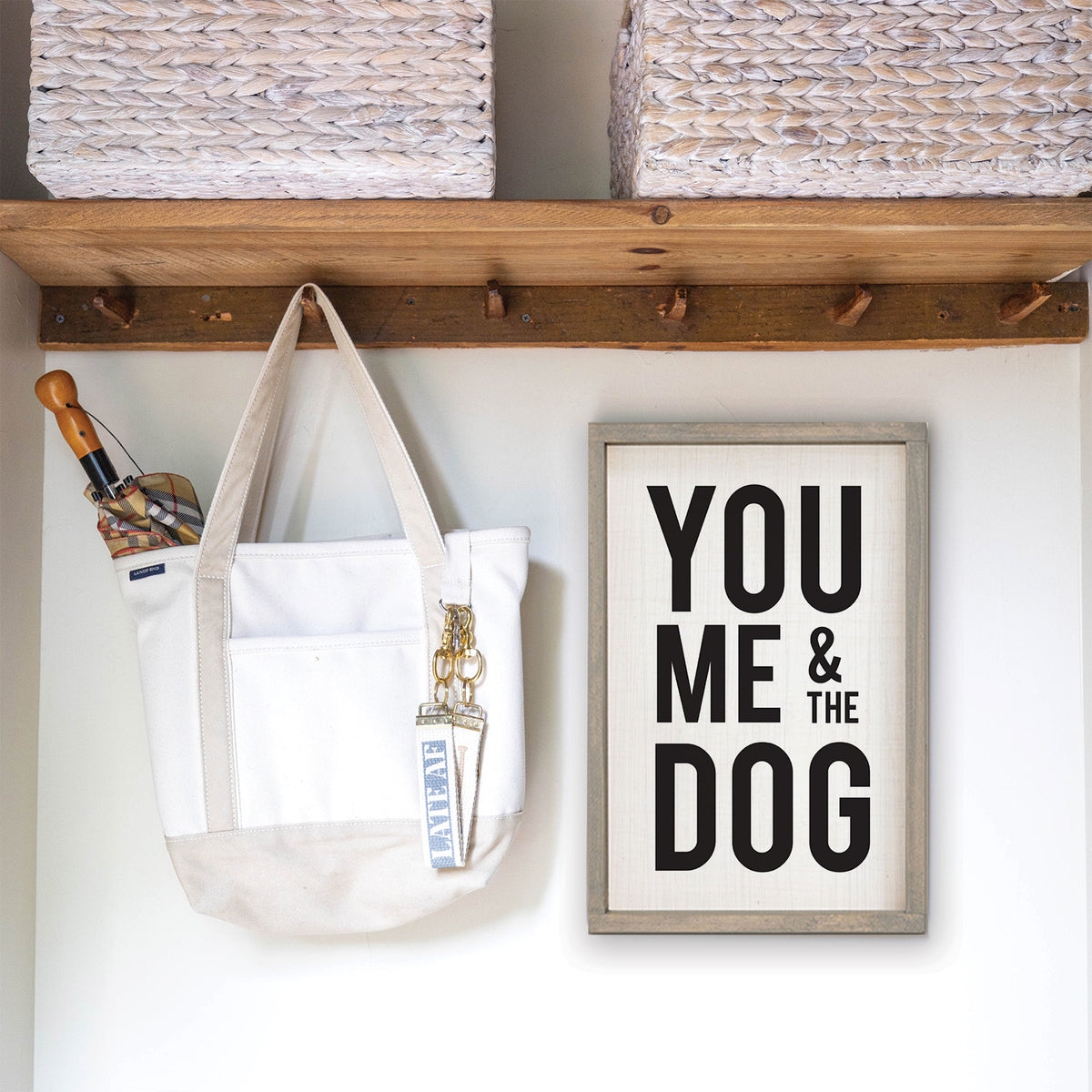 You Me And The Dog Wall Art 13" x 19"