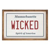 Wicked License Plate 13" x 19" Wall Art