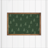 Evergreen Christmas Tree Wall Art