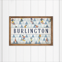 Personalized Modern Mountain Wall Art