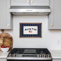 Americana Stripe Personalized Wall Art