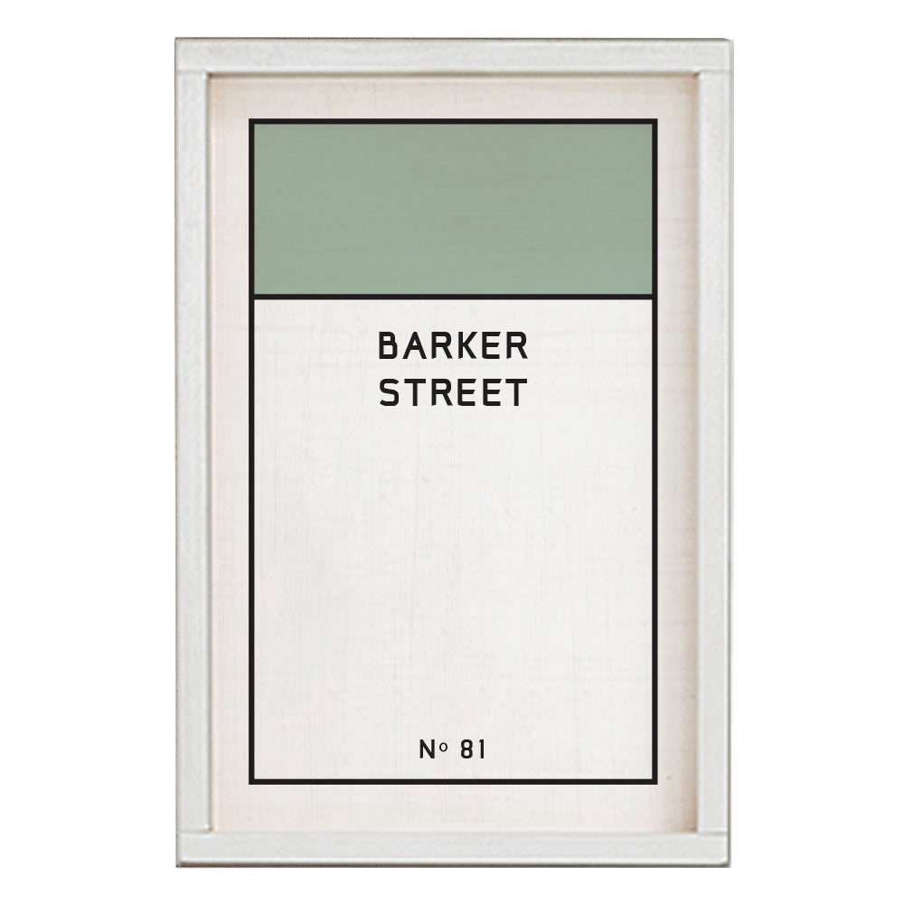 Game Board Tile Green Personalized Wall Art
