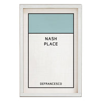 Game Board Tile Sea Blue Personalized Wall Art