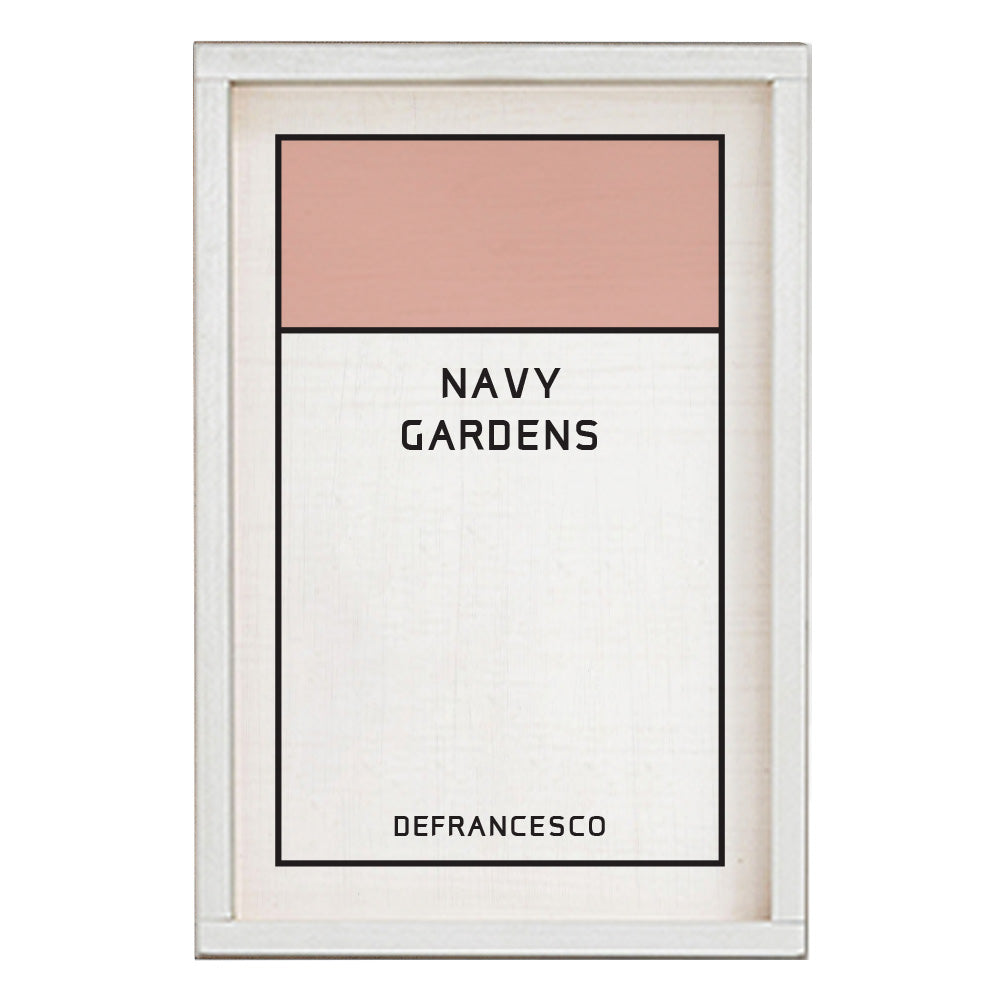 Game Board Tile Pink Personalized Wall Art
