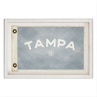 Compass Vintage Flag Personalized Rectangle Wall Art