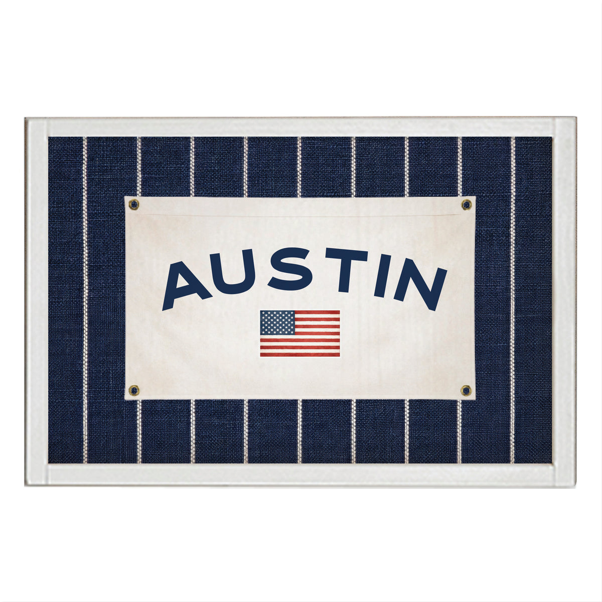 Americana Stripe Personalized Wall Art