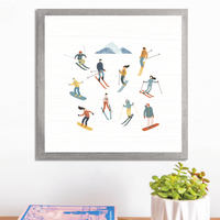 Snow Sport Harmony Wall Art