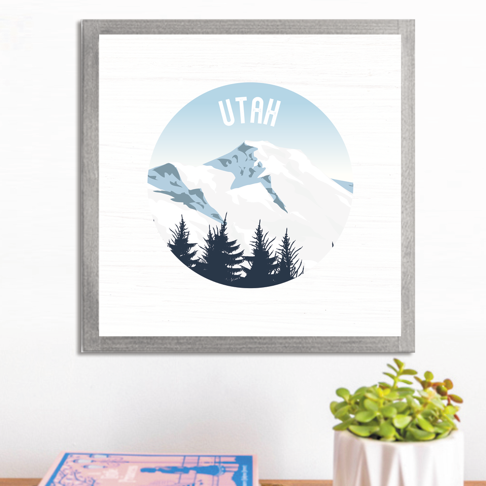 Personalized Scenic Mountain Top Wall Art