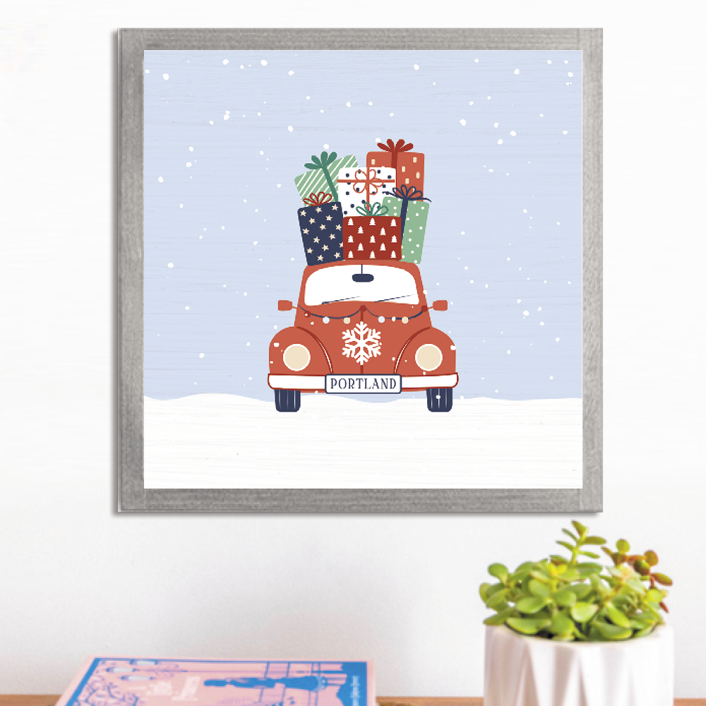 Personalized Holiday Haul Wall Art