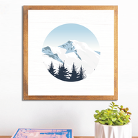 Scenic Mountain Top Wall Art