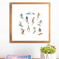 Snow Sport Harmony Wall Art