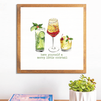 Have Yourself a Merry Little Cocktail Wall Art