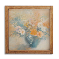 Flower Pot Landscape Wall Art 16" x 16"