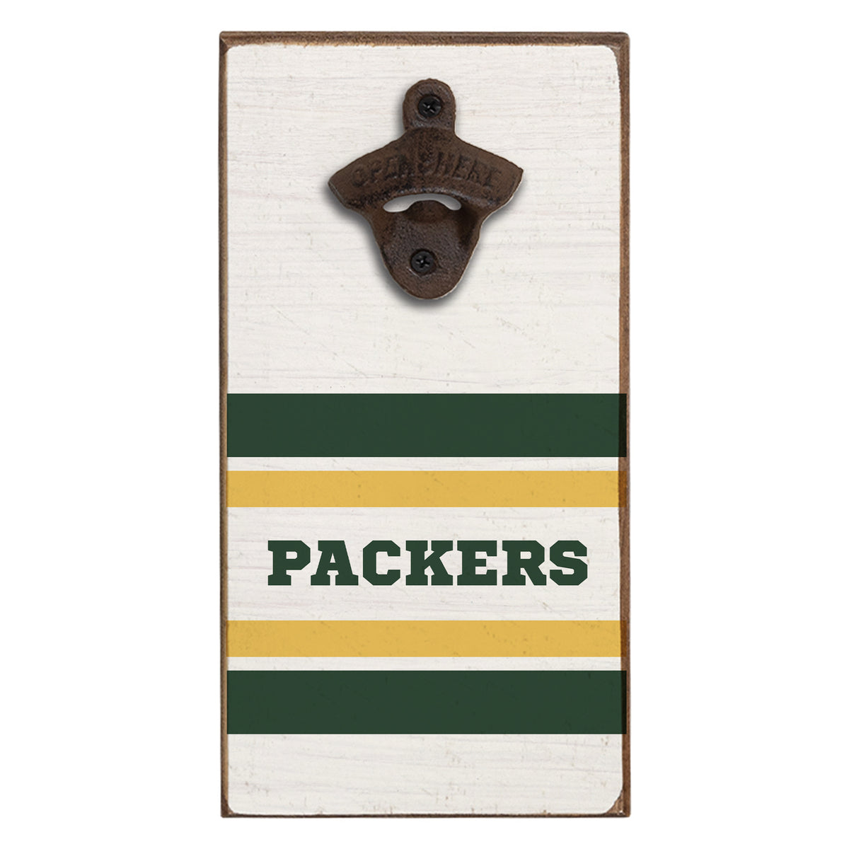 Packers Stripes Bottle Opener