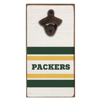 Packers Stripes Bottle Opener