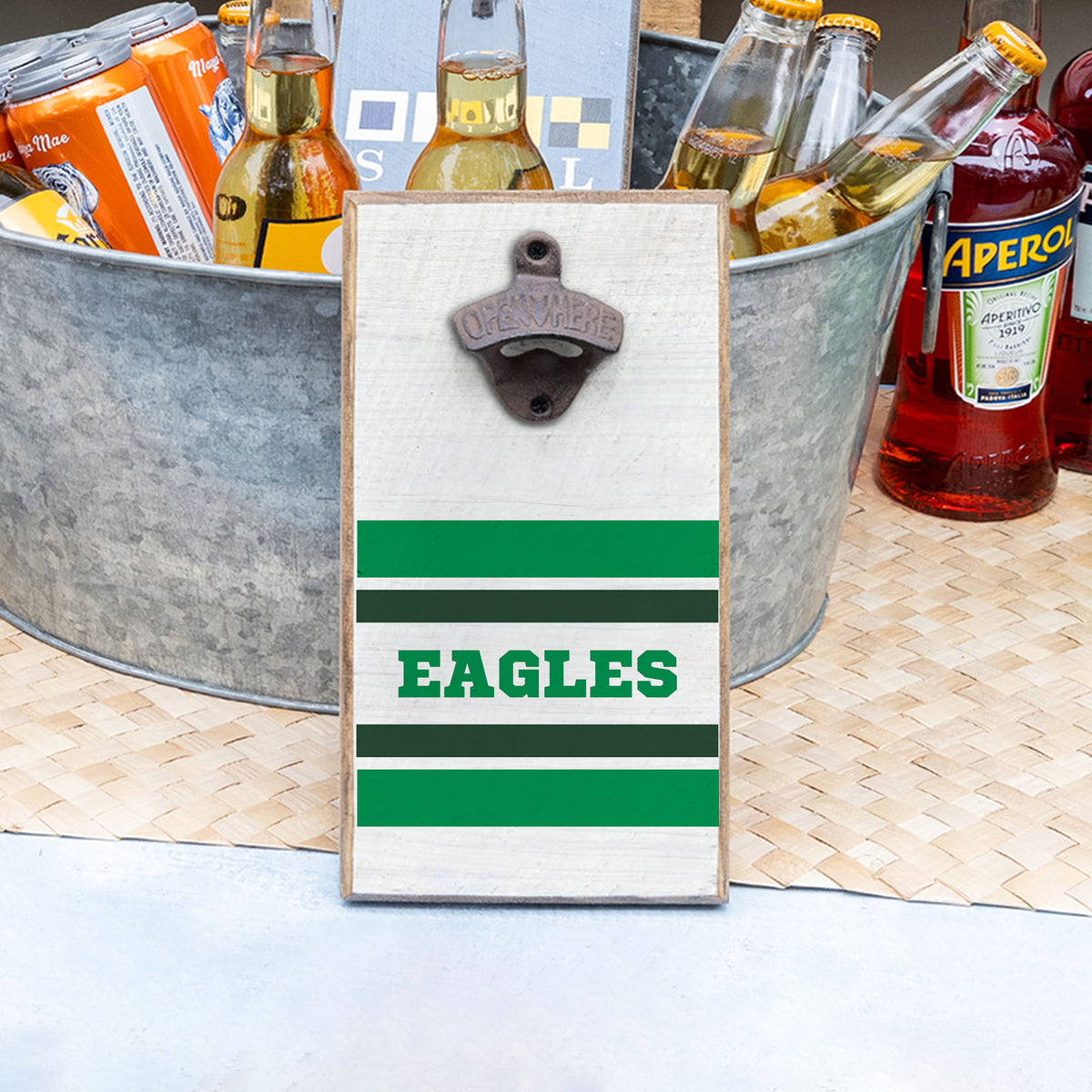 Eagles Stripes Bottle Opener