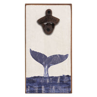 Indigo Whale Tail Bottle Opener