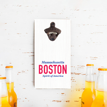 Load image into Gallery viewer, Boston License Plate Bottle Opener
