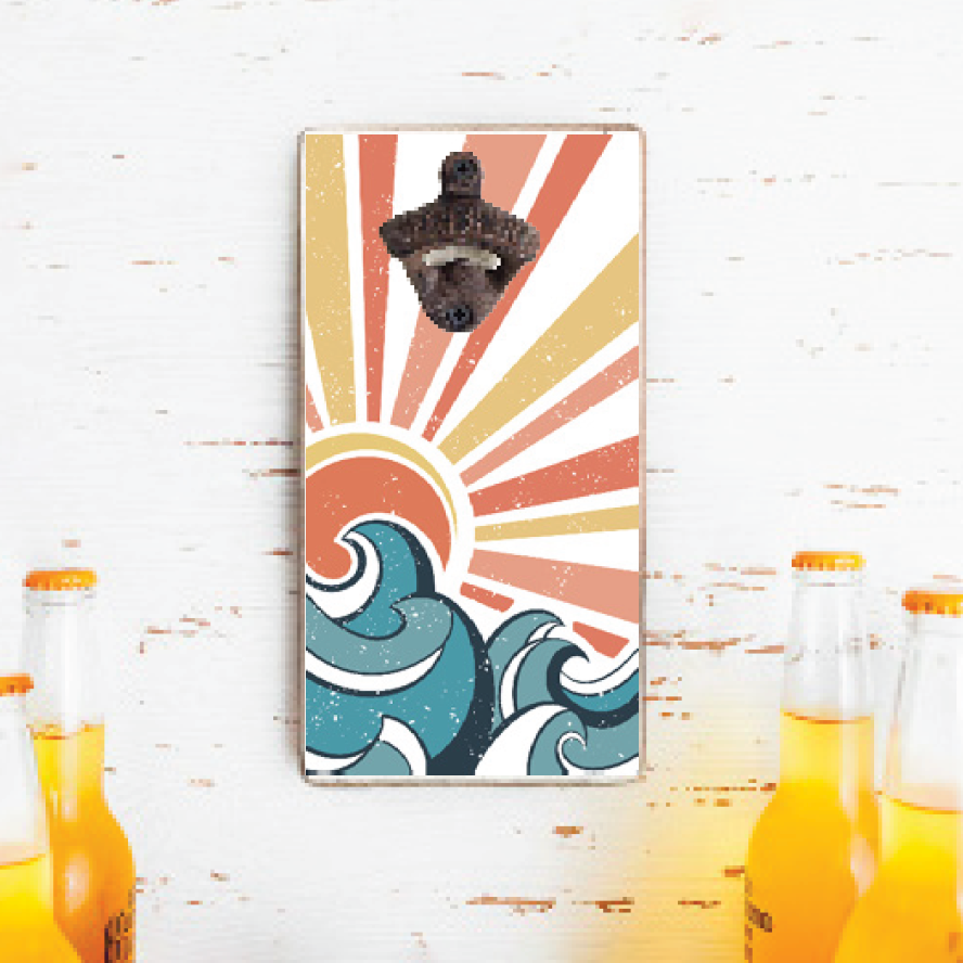 Coastal Sunset Bottle Opener