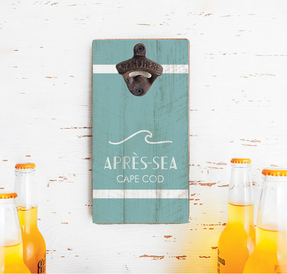 Personalized Apres Sea Bottle Opener